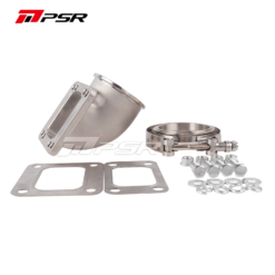 PSR 90 Degree Elbow Adapter T3/T4 3'' Vband Stainless Steel
