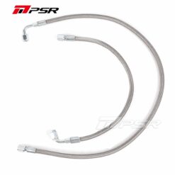Universal Performance Turbo Oil Feed Line 4AN - 4AN 90 Degree Straight Steel Braided