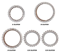 8HP45/50/51 Stage 2 CLUTCH PACK